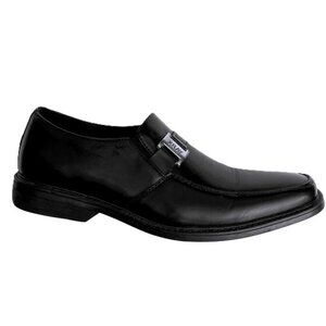 Xray Mens Black Casual or Dress Slip On Vegan Leather Loafers Shoes